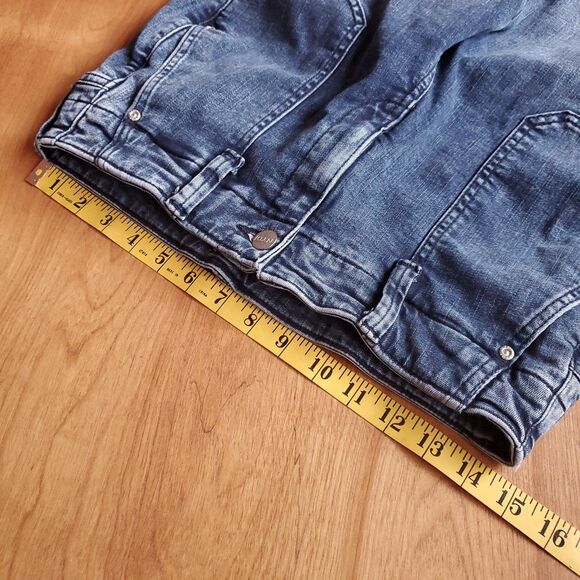 NYDJ Marilyn Straight Leg Blue Jeans Size 8 Sailor Pockets Lift Tuck Technology - Picture 8 of 12